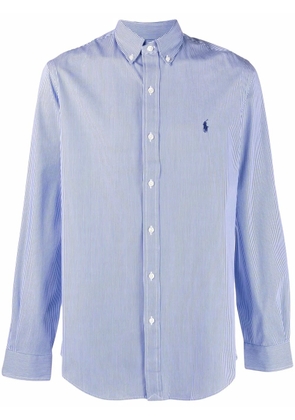 Polo Ralph Lauren logo striped shirt - Blue