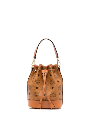 MCM Mini Dessau bucket bag - Brown