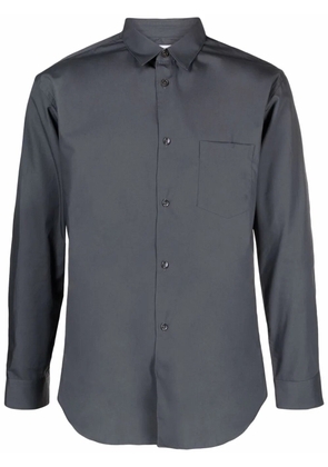 Comme Des Garçons Shirt pointed collar cotton shirt - Grey