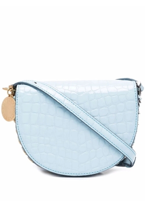 Stella McCartney small Frayme flap shoulder bag - Blue