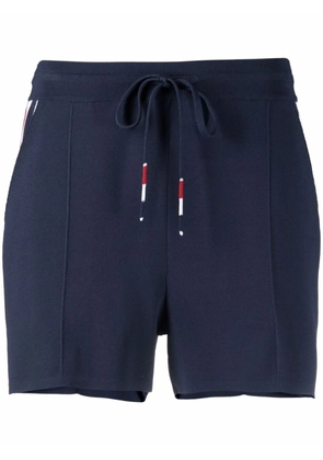 Thom Browne RWB pintuck shorts - Blue