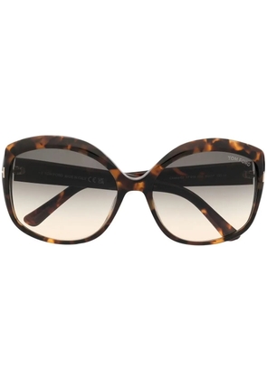 TOM FORD Eyewear Chiara cat-eye sunglasses - Brown