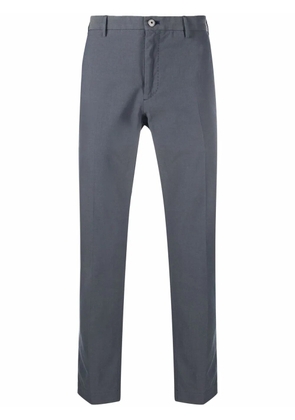 Incotex straight-leg cotton trousers - Blue
