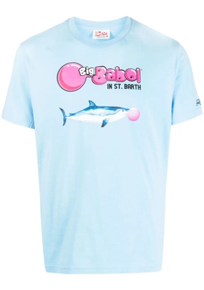 MC2 Saint Barth Big Babol-print cotton T-shirt - Blue