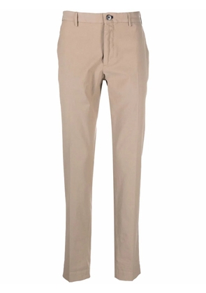 Incotex straight-leg cotton trousers - Neutrals