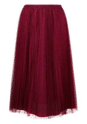 RED Valentino polka dot tulle overlay skirt