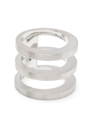 Tom Wood Vault Triple ring - Silver