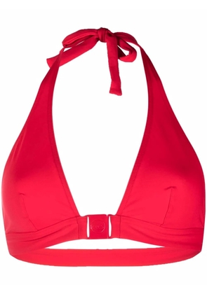 ERES Boum triangle-halterneck bikini top - Red