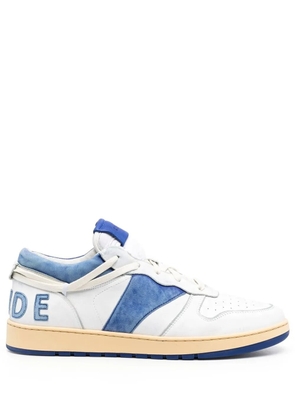 RHUDE logo-lettering sneakers - White