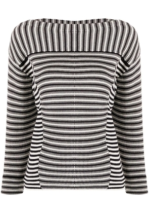 Chloé striped knit jumper - Blue