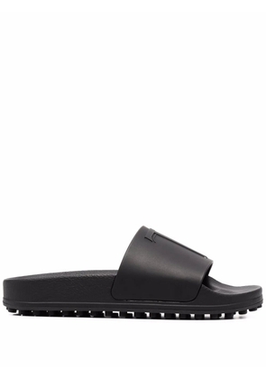 Tod's logo-embossed slides - Black