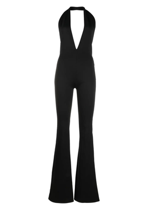 Alchemy x Lia Aram plunging V-neck jumpsuit - Black