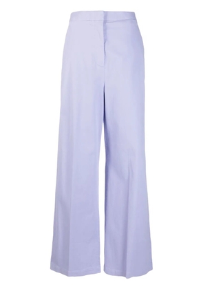 Fabiana Filippi high-waisted flared trousers - Purple