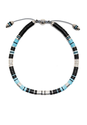 MAOR 18kt white gold beaded bracelet - Blue