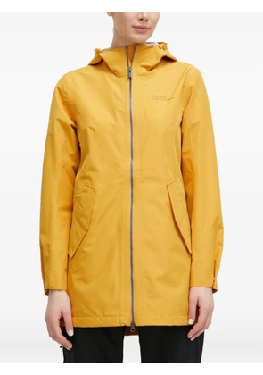 JACK WOLFSKIN Dakar hooded zip-up parka - Yellow