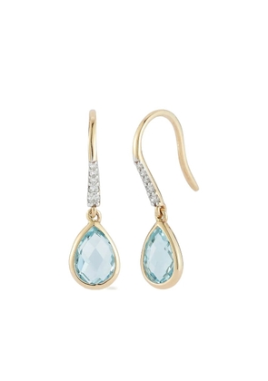 Mateo 14K gold drop diamond earrings