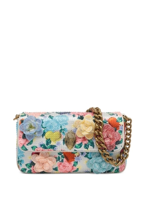 Kurt Geiger London small flower patch chain shoulder bag - White