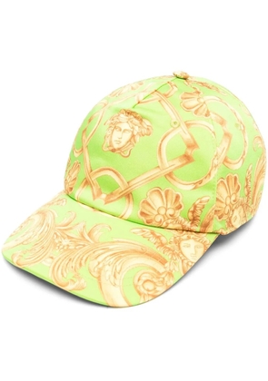 Versace Medusa print cotton cap - Green