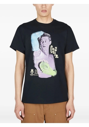 DTF.NYC graphic-print crewneck T-shirt - Black