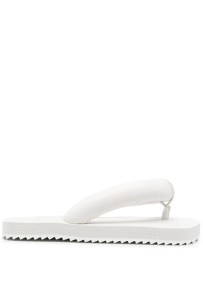 YUME YUME tube flip flops - White