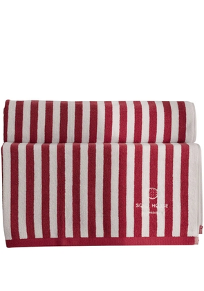 Soho Home embroidered-logo cotton pool towel