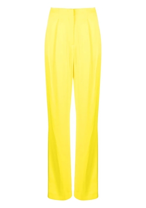 MSGM full-length straight-leg trousers - Yellow