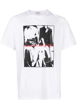 Alexander McQueen photograph-print cotton T-shirt - White