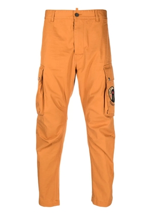 DSQUARED2 tapered-leg cargo pants - Orange