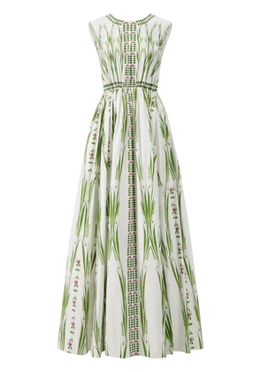 Giambattista Valli Jardin du Cap floral-print maxi dress - White