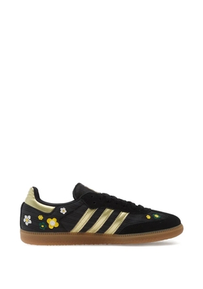 adidas flower-embellished sneakers - Black