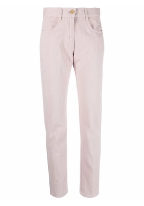 Forte Forte high-waisted slim cut trousers - Pink