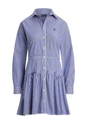 Polo Ralph Lauren striped button-up shirt dress - Blue