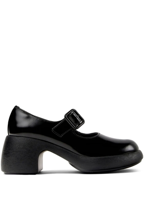 Camper Thelma II buckle-strap platform pumps - Black
