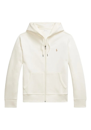 Polo Ralph Lauren double-knit zip-up hoodie - White