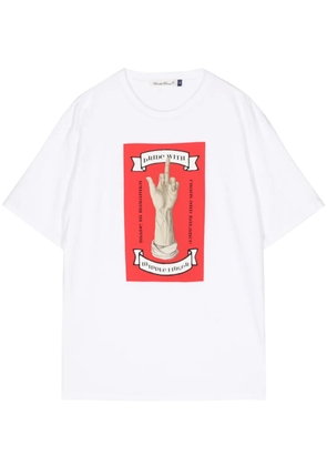 Undercover graphic-print cotton T-shirt - White