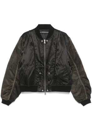 Andersson Bell mesh-sleeve bomber jacket - Black