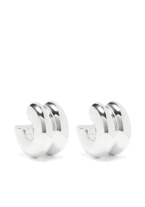 Uncommon Matters Billow sculpted-hoop earrings - Silver