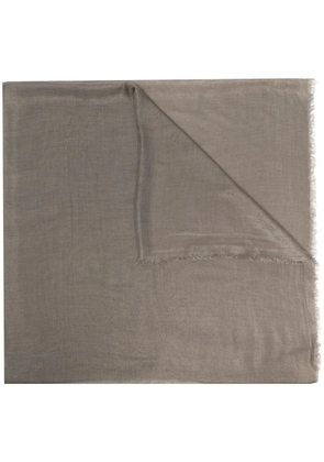 Fabiana Filippi frayed-edge scarf - Neutrals