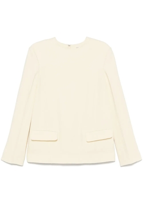 TOTEME slub-texture blouse - White