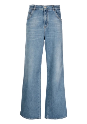 Blumarine mid-rise boyfriend-cut jeans - Blue