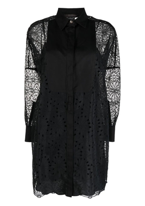Max Mara embroidered shirt dress - Black