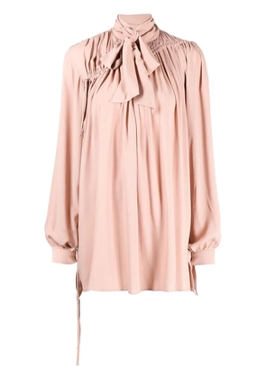 Nº21 pussy-bow dress - Pink