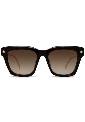 Alexander McQueen Eyewear square-frame sunglasses - Brown
