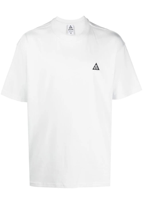 Nike ACG logo-embroidered T-shirt - White