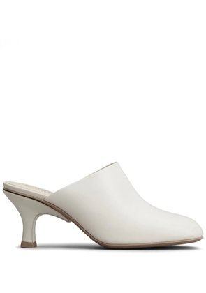 Tod's 65 leather mules - White