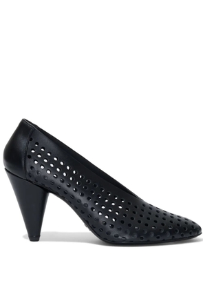 Proenza Schouler 85mm perforated leather pumps - Black