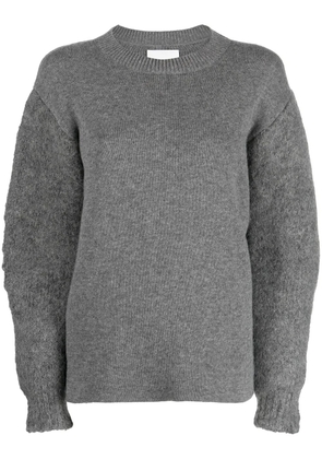 Jil Sander crew-neck jumper - Grey