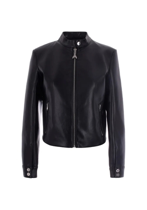 Patrizia Pepe zip-up biker jacket - Black