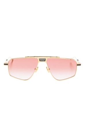T Henri Eyewear Drophead gradient-lenses sunglasses - Gold