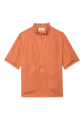 Zadig&Voltaire Topher satin blouse - Orange